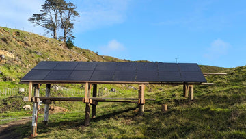 Off-Grid Ground Mounted Solar for One Bedroom Cabin