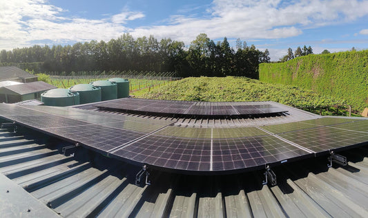 Commercial Solar Panel Installation on an NZ Orchard