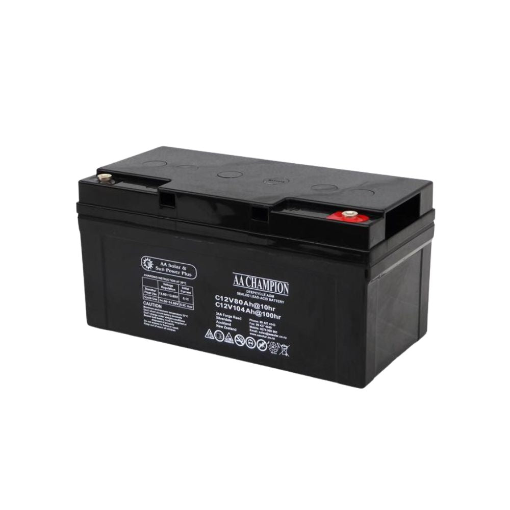 AA Champion 12V AGM Deep Cycle Batteries