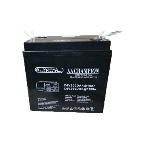 AA Champion 6V AGM Deep Cycle Batteries