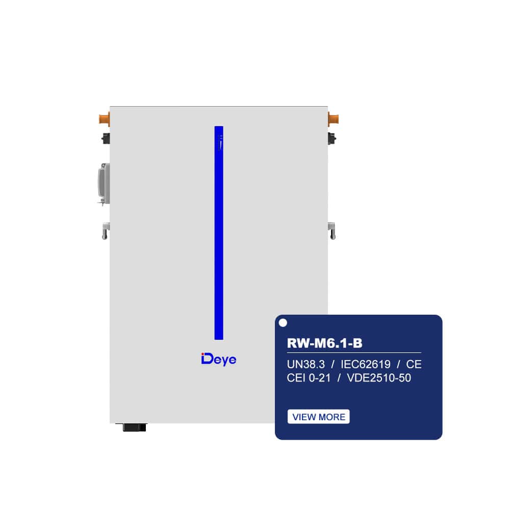 Deye 6.14kWh Low Voltage Wall Mount Battery Pack
