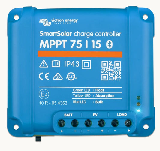 Victron SmartSolar MPPT Charge Controllers - 75/10, 75/15, 100/15 and 100/20