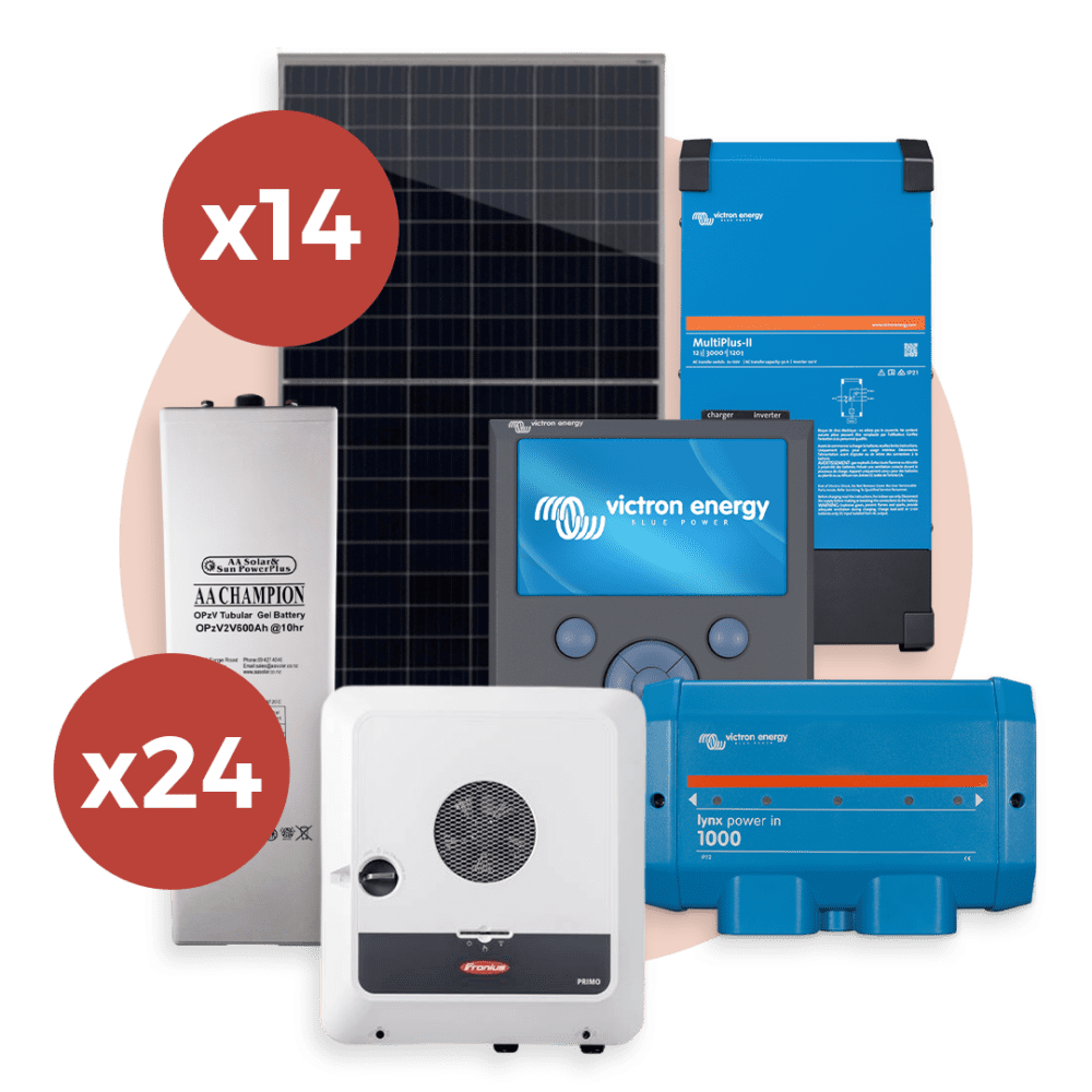 48V 1000Ah Premium 2-4 Bedroom Off-Grid Solar Kit set