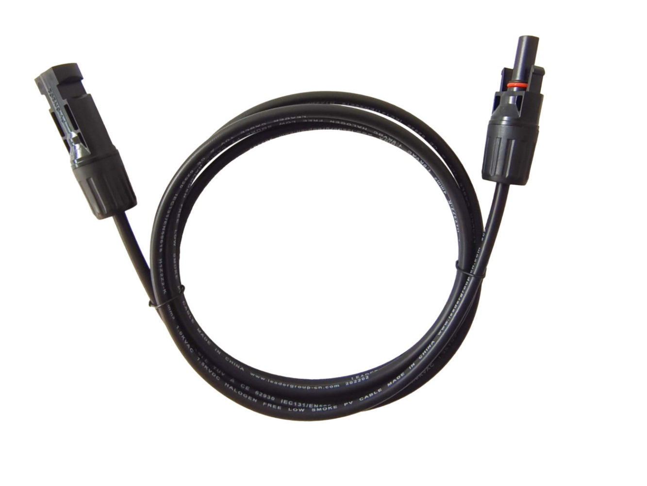 1000v Solar Panel Extension Cable With Mc4 Male To Female Connectors