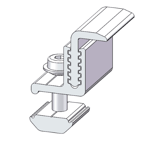 Adjustable End Clamp 34-46mm